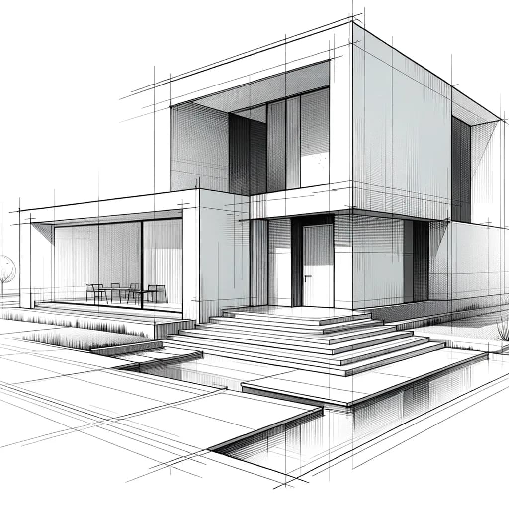 architectural sketch